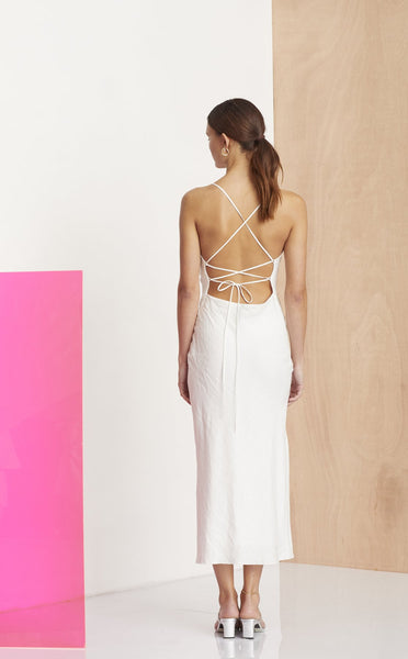 The Dreamer Midi Dress- Ivory