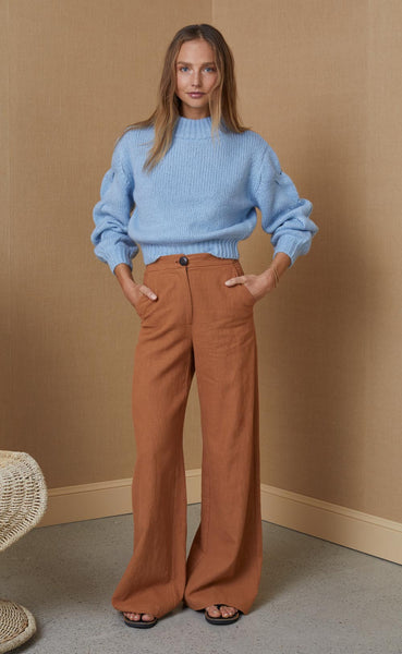 Celeste Knit Jumper- Sky Blue