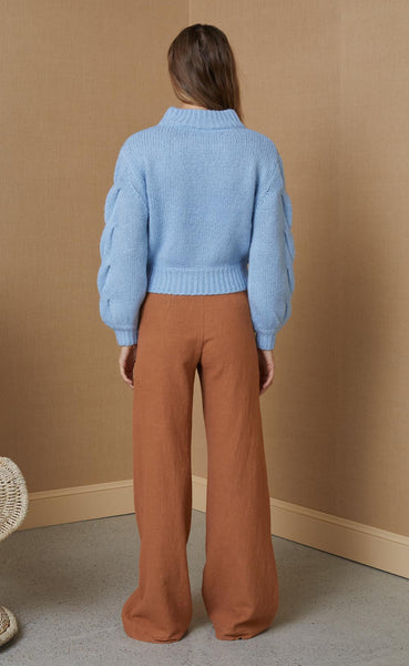 Celeste Knit Jumper- Sky Blue