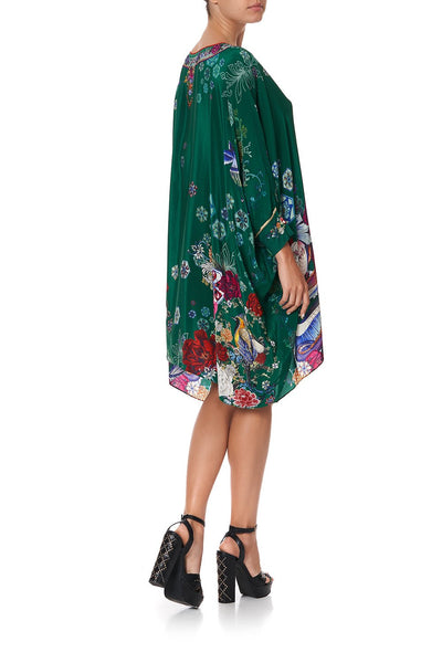 Short Kaftan W/ Cuff- Emerald’s Orbit