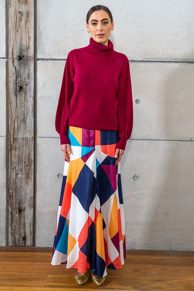 AM Abigail Skirt - Coloured Plaid