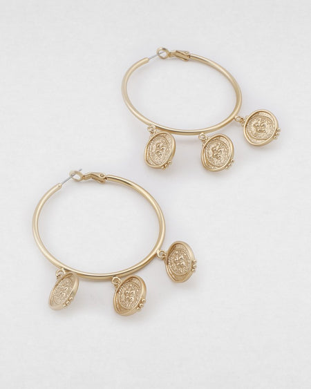 Cadena Earring- Gold