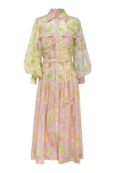 Marta Patchwork Shirtdress