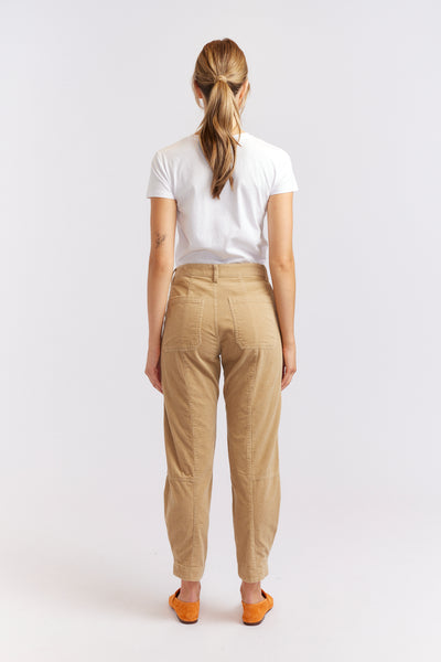 PLUSH PANT CORD SAND
