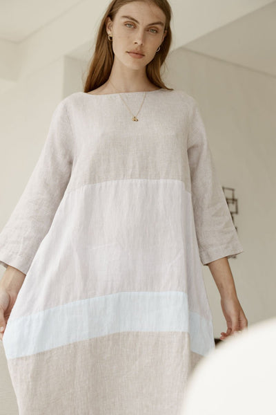 Rum & Raisin Dress- Beige