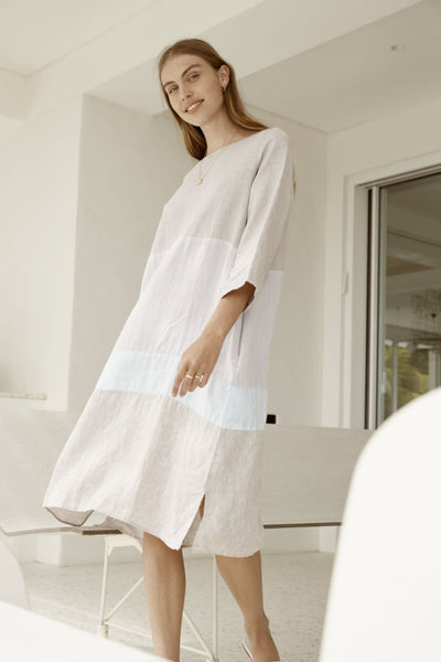 Rum & Raisin Dress- Beige