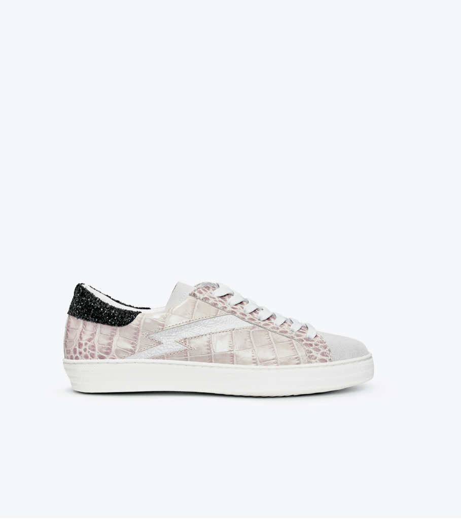 Alice- Lilac Croc