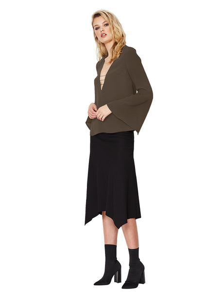 Divinity L/S Top- Moss