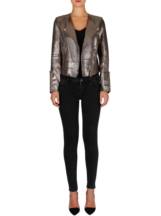 Born To Be Wild Leather Jacket- Bronze