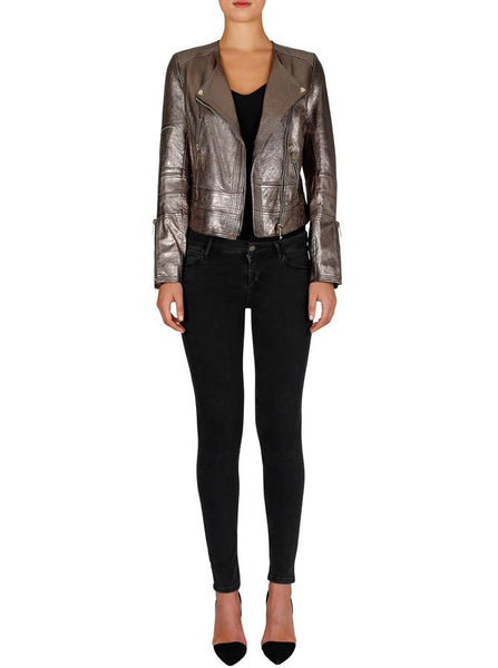 Born To Be Wild Leather Jacket- Bronze