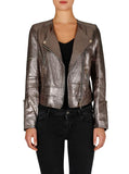 Born To Be Wild Leather Jacket- Bronze