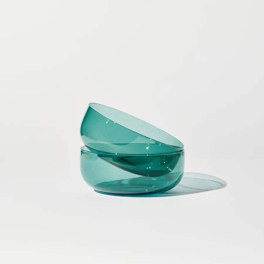 Abracadabra Set of 2 Bowls in Teal