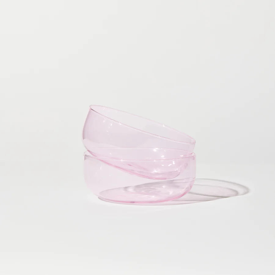 Abracadabra Set of 2 Bowls in Pink
