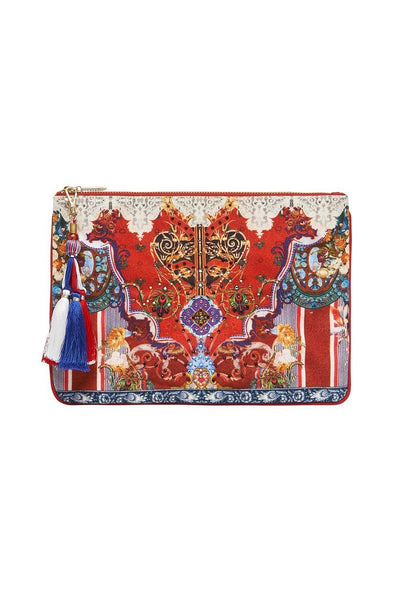 Small Canvas Clutch- Costume Party