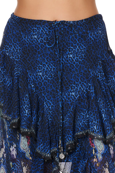 Maxi Skirt W/ Double Frill- Camden Moon