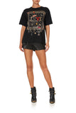 Oversize Band Tee- Camden Moon