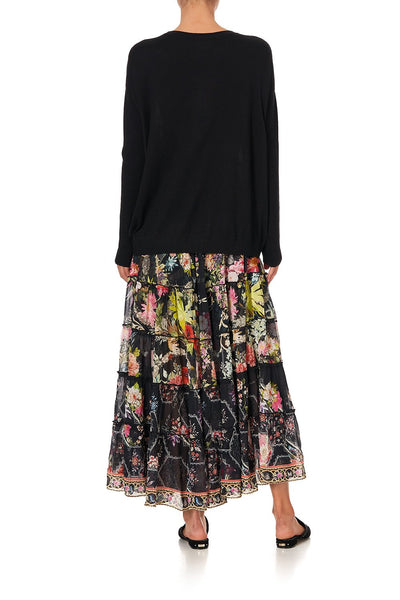 Long Sleeve Jumper W/ Print Front- Hampton Hive