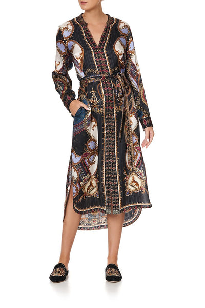 Mid Length Shirt Dress- Dining Hall Darling