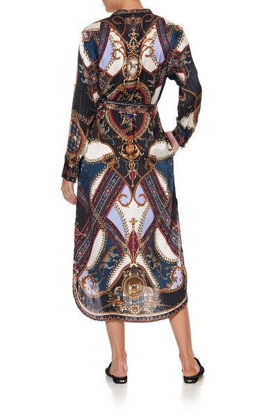 Mid Length Shirt Dress- Dining Hall Darling