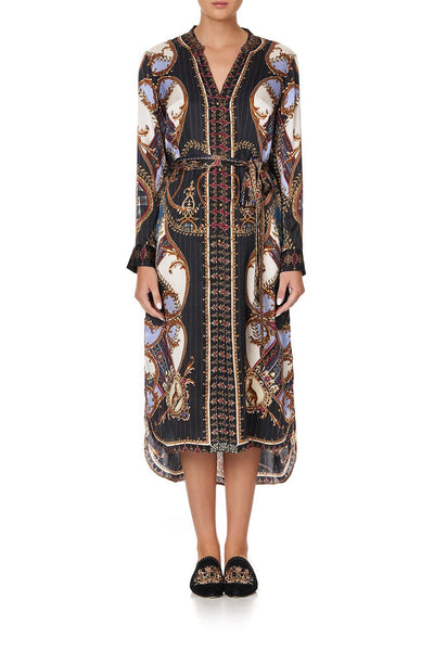 Mid Length Shirt Dress- Dining Hall Darling