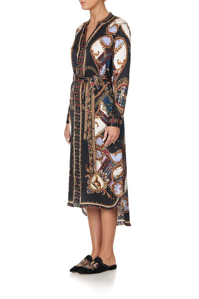 Mid Length Shirt Dress- Dining Hall Darling