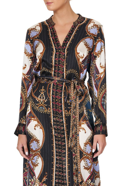 Mid Length Shirt Dress- Dining Hall Darling