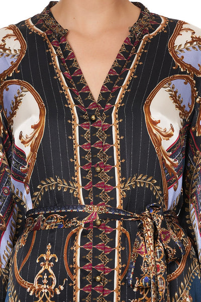 Mid Length Shirt Dress- Dining Hall Darling