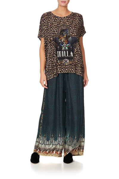 Loose Fit Round Neck Tee- Fitzgeralds Flapper