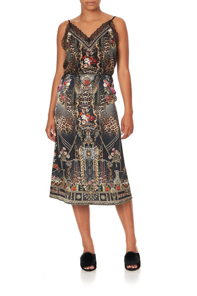 Slip Midi Skirt- Gothic Goddess