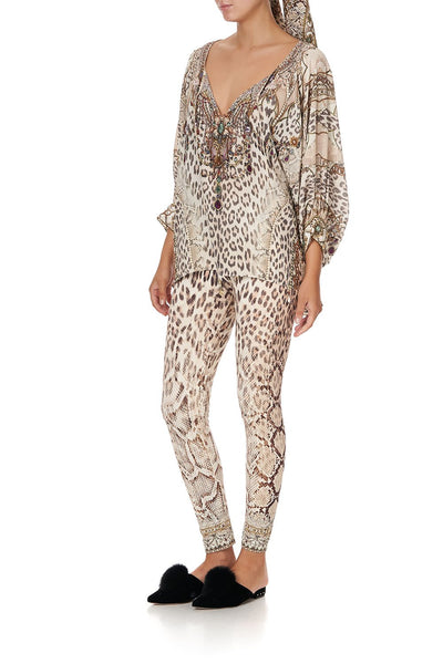 Raglan Sleeve Blouse W/ Cuff- All Is Nouveau