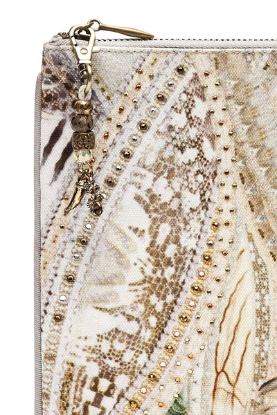 Small Canvas Clutch- Daintree Darling