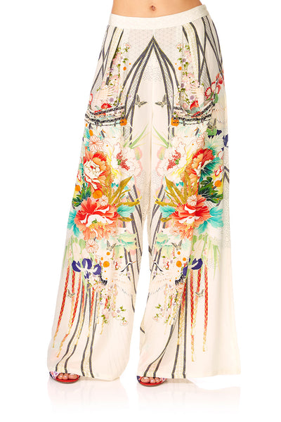 Wide Leg Trouser W/ Front Pockets- Ms Maiko