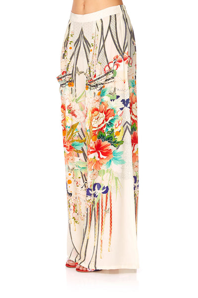 Wide Leg Trouser W/ Front Pockets- Ms Maiko