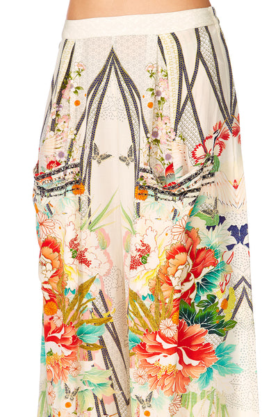 Wide Leg Trouser W/ Front Pockets- Ms Maiko