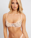 Peachy Keen Underwire Bra in Apricot