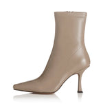 CARMEN- TAUPE SOFT LEATHER