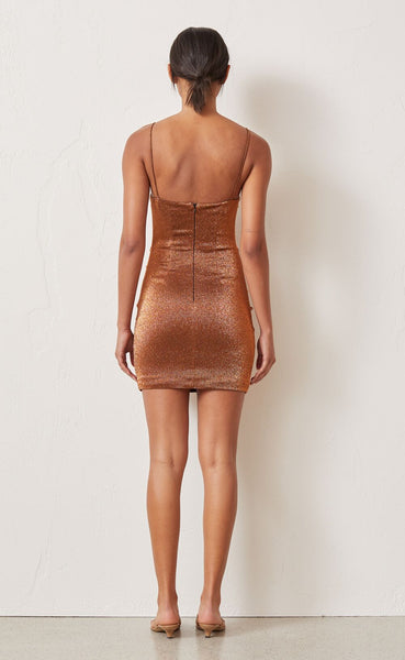 Bronze Baby Mini Dress