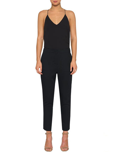 Day To Night Crop Tapered Pant- Black
