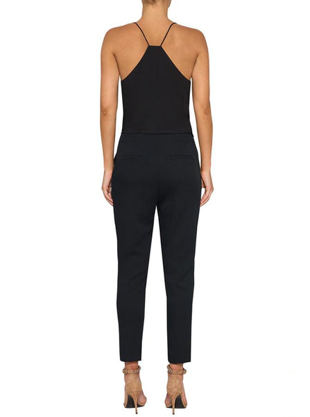 Day To Night Crop Tapered Pant- Black