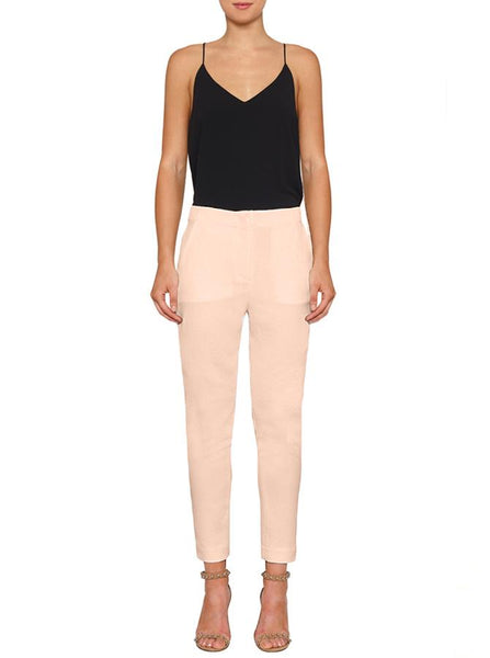 Day To Night Crop Tapered Pant- Nude
