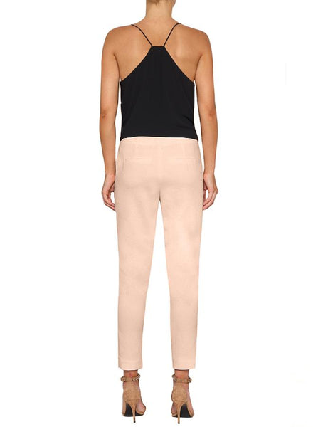 Day To Night Crop Tapered Pant- Nude