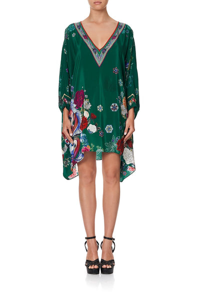 Short Kaftan W/ Cuff- Emerald’s Orbit
