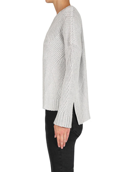 Dream Weaver Sweater- Grey Marle