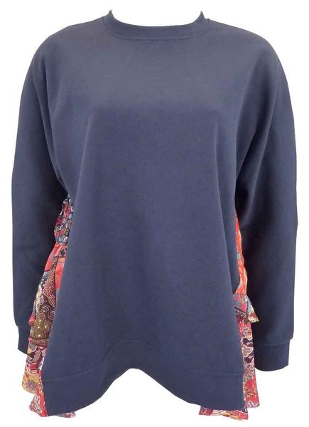 Toy Boy Sweater- Navy/Red