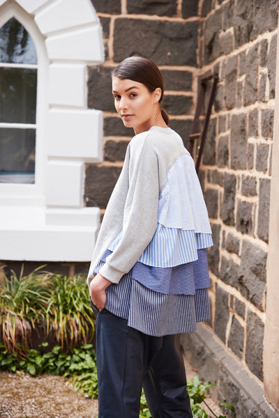 Toy Boy Frill Back Sweater