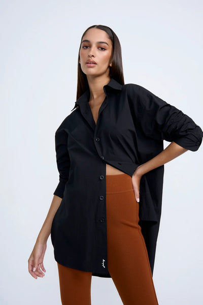 THE DYLAN SHIRT- BLACK