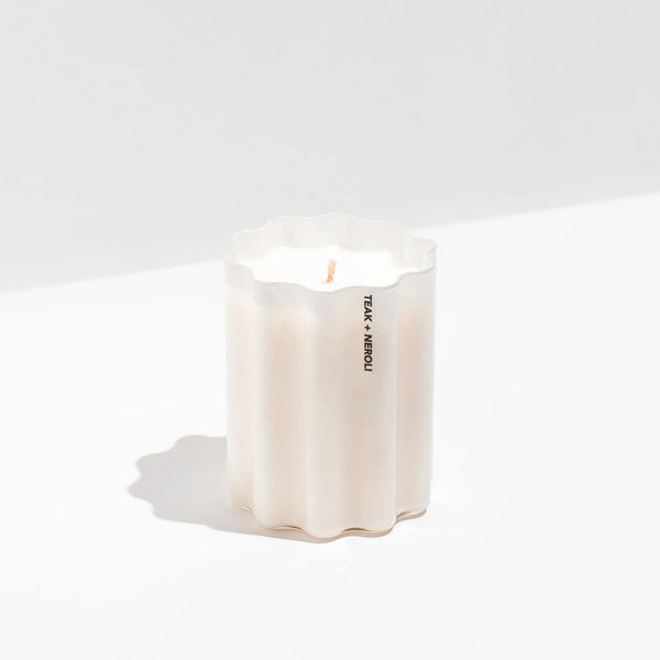 TEAK + NEROLI WAVE CANDLE