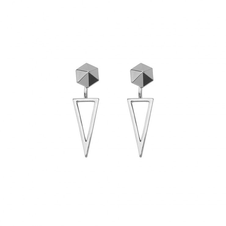 Dawns Exhale Ear Jacket- Silver