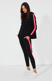 Dion Zip Up Hoodie- Black
