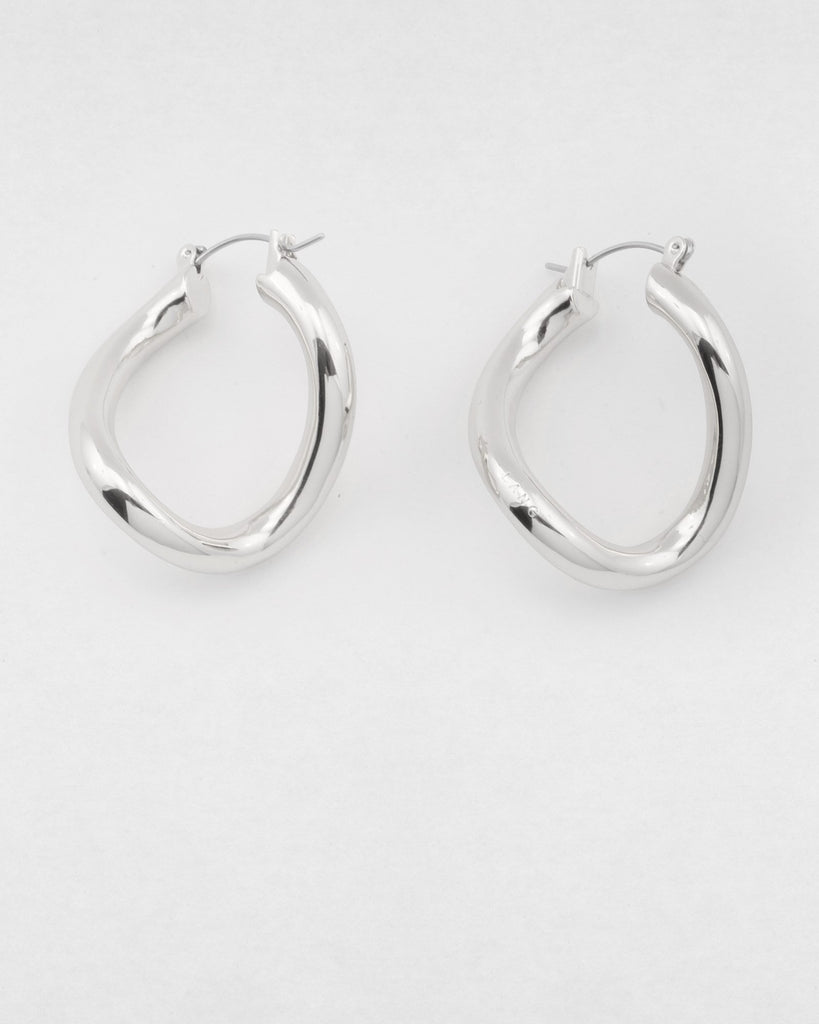 Cadena Earrings- Silver